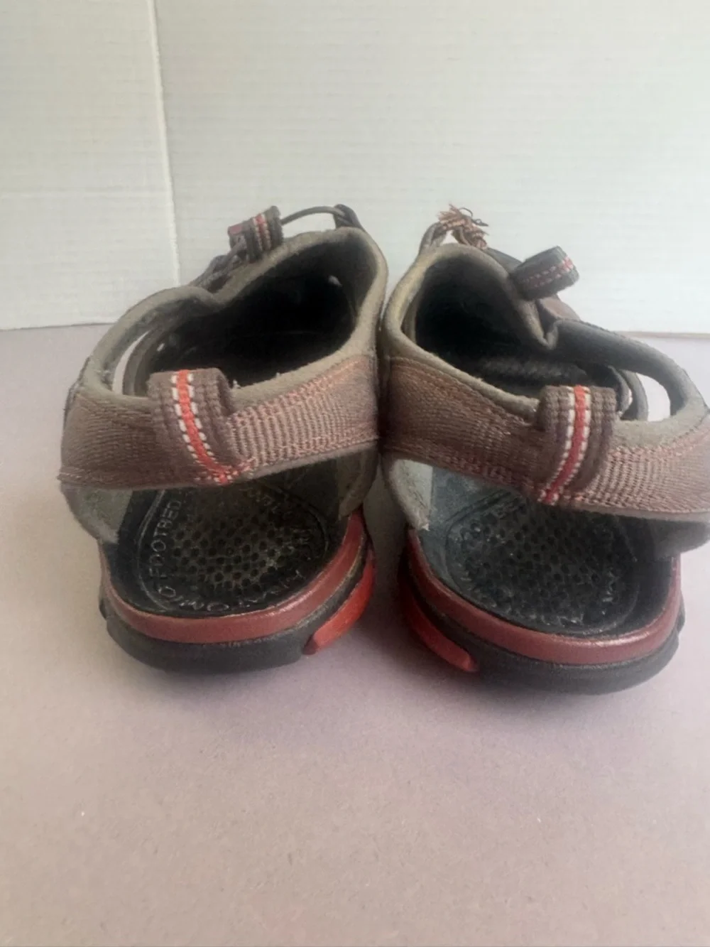 Keen Brown and Black Closed-Toe Sport Sandals